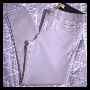 Democracy Ab Technology Grey Skinny Jeans Size 10